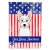 Patriotic Westie Flag