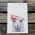 Bright Blooms Sheep Kitchen Towel