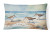 Seaside Sandpipers Throw Pillow - Indoor/Outdoor
