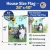 Sheep-Crossing Border Collie House Flag