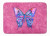 Butterfly on Rose Memory Foam Rug