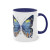 Blue Butterfly Mug