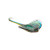 Green Art Glass Stingray Figurine
