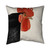 Black Rooster Throw Pillow