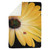 Yellow Daisy Ladybug Throw Blanket