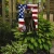Patriotic Black Cat Garden Flag