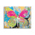 Vivid Abstract Butterfly Collage Canvas Art Print