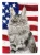 Patriotic Maine Coon Cat Flag