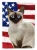 Patriotic Siamese Cat Flag