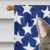 Patriotic Black Cat House Flag