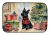 Cozy Christmas Scottish Terrier Dish Drying Mat