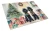 Cozy Christmas Poodle Glass Cutting Board - Black
