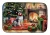 Cozy Christmas Schnauzer Dish Drying Mat
