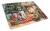 Cozy Christmas Schnauzer Glass Cutting Board