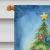 Holiday Reindeer Great Dane House Flag - Fawn