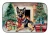Cozy Christmas German Shepherd Dish Drying Mat