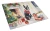 Cozy Christmas Boston Terrier Glass Cutting Board
