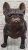 Extra-Large Bronze French Bulldog Sculpture