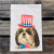 Patriotic Shih Tzu Kitchen Towel