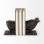 Matte Black Bull Bookends