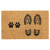 Paw & Shoe Print - Dog Doormat