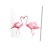 Flamingo Couple Fine Art Print
