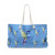Flying Blue Hummingbird Weekender Bag