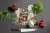 Cozy Christmas Rhodesian Ridgeback Glass Cutting Board