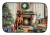 Cozy Christmas Rhodesian Ridgeback Dish Drying Mat