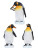 Mini King Penguin Figurines - Set of 3