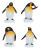 King Penguin Figurines - Set of 4