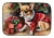 Cozy Christmas Chihuahua Dish Drying Mat