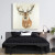 Rust Deer Canvas Print  -  Size 48" x 48"