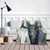 Blue Moose Throw Blanket
