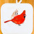 Cardinal Pair Potholder - Set of 2