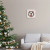 Christmas Wreath Reindeer Art Print Plaque