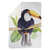 Perched Toucan Throw Blanket