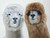 Winter Fluffy Llamas Throw  Blanket