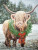 Highland Cow Christmas Throw Blanket