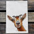 Brown Goat Kitchen Towel