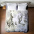 Running White Horses Duvet Cover - Queen