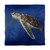 Swimming Brown Sea Turtle Duvet Cover - Queen/Left