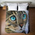 Blue-Eyed Tabby Cat Duvet Cover - Queen