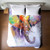 Vibrant Elephant Duvet Cover - Queen