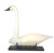 Wood Carved Currituck Style Swan Sculpture