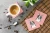 Chic Pink Boston Terrier Coaster Set