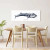 Blue Whale Wall Art - 16" x 48"