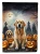 Golden Retriever Halloween Garden Flag
