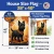 Golden Fall Cairn Terrier House Flag - Black
