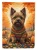 Cairn Terrier Dog Fall House Flag